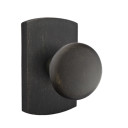 Emtek 7100-WC-MB Winchester Sandcast Bronze Door Knob Passage Set With #4 Rosette Medium Bronze