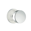 Emtek 5059-ROU-US26 Round Door Knob Dummy Set With Disk Rosette Polished Chrome