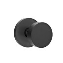 Emtek 5109-ROU-US19 Round Door Knob Passage Set With Disk Rosette Flat Black