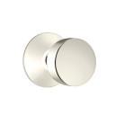 Emtek 5207-ROU-US14 Round Door Knob Privacy Set With Modern Rosette Polished Nickel