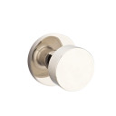 Emtek 5209-ROU-US14 Round Door Knob Privacy Set With Disk Rosette Polished Nickel