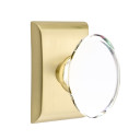 Emtek 5051-HT-US4 Hampton Door Knob Dummy Set With Neos Rosette Satin Brass
