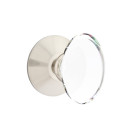 Emtek 5057-HT-US15 Hampton Door Knob Dummy Set With Modern Rosette Satin Nickel