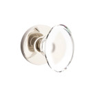 Emtek 5059-HT-US15 Hampton Door Knob Dummy Set With Disk Rosette Satin Nickel