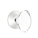 Emtek 5207-HT-US26 Hampton Door Knob Privacy Set With Modern Rosette Polished Chrome