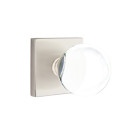 Emtek 5050-BL-US15 Bristol Door Knob Dummy Set With Square Rosette Satin Nickel
