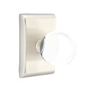 Emtek 5051-BL-US15 Bristol Door Knob Dummy Set With Neos Rosette Satin Nickel