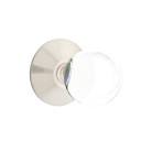 Emtek 5057-BL-US15 Bristol Door Knob Dummy Set With Modern Rosette Satin Nickel