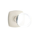 Emtek 5306-BL-US15 Bristol Door Knob Dummy Set With Urban Modern Rosette Satin Nickel