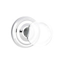 Emtek 8050-BL-US26 Bristol Crystal Door Knob Dummy Set With Regular Rosette Polished Chrome