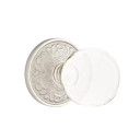 Emtek 8056-BL-US15 Bristol Crystal Door Knob Dummy Set With Lancaster Rosette Satin Nickel