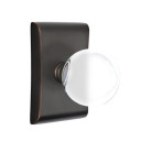 Emtek 5211-BL-US10B Bristol Door Knob Privacy Set With Neos Rosette Oil Rubbed Bronze