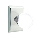Emtek 5211-BL-US26 Bristol Door Knob Privacy Set With Neos Rosette Polished Chrome
