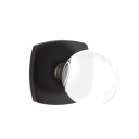 Emtek 5316-BL-US10B Bristol Door Knob Passage Set With Urban Modern Rosette Oil Rubbed Bronze