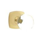 Emtek 5326-BL-US4 Bristol Door Knob Privacy Set With Urban Modern Rosette Satin Brass