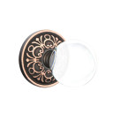 Emtek 8106-BL-US10B Bristol Crystal Door Knob Passage Set With Lancaster Rosette Oil Rubbed Bronze