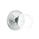 Emtek 8206-BL-US26 Bristol Crystal Door Knob Privacy Set With Lancaster Rosette Polished Chrome