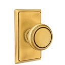 Emtek 8121-NW-US7 Norwich Door Knob Passage Set With Rectangular Rosette French Antique