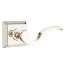 Emtek 8531-C-US14 Cortina Door Lever Dummy Set With Quincy Rosette Polished Nickel