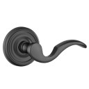 Emtek 8100-C-US19 Cortina Door Lever Passage Set With Regular Rosette Flat Black