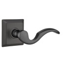 Emtek 8131-C-US19 Cortina Door Lever Passage Set With Quincy Rosette Flat Black