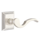 Emtek 8261-C-US15 Cortina Door Lever Privacy Set With Wilshire Rosette Satin Nickel