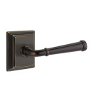 Emtek 8561-ME-US10B Merrimack Door Lever Dummy Set With Wilshire Rosette Oil Rubbed Bronze
