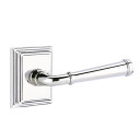 Emtek 8561-ME-US26 Merrimack Door Lever Dummy Set With Wilshire Rosette Polished Chrome