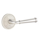 Emtek 8106-ME-US15 Merrimack Door Lever Passage Set With Lancaster Rosette Satin Nickel