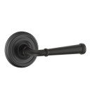 Emtek 8200-ME-US19 Merrimack Door Lever Privacy Set With Regular Rosette Flat Black