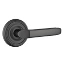 Emtek 8050-M-US19 Milano Door Lever Dummy Set With Regular Rosette Flat Black