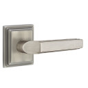 Emtek 8561-M-US15A Milano Door Lever Dummy Set With Wilshire Rosette Pewter