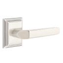 Emtek 8561-M-US26 Milano Door Lever Dummy Set With Wilshire Rosette Polished Chrome