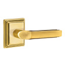 Emtek 8261-M-US7 Milano Door Lever Privacy Set With Wilshire Rosette French Antique