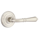 Emtek 8050-T-US15 Turino Door Lever Dummy Set With Regular Rosette Satin Nickel