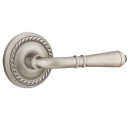 Emtek 8051-T-US15A Turino Door Lever Dummy Set With Rope Rosette Pewter
