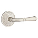 Emtek 8056-T-US15 Turino Door Lever Dummy Set With Lancaster Rosette Satin Nickel