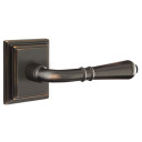 Emtek 8561-T-US10B Turino Door Lever Dummy Set With Wilshire Rosette Oil Rubbed Bronze