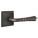 Emtek 8131-T-US10B Turino Door Lever Passage Set With Quincy Rosette Oil Rubbed Bronze