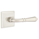 Emtek 8131-T-US15 Turino Door Lever Passage Set With Quincy Rosette Satin Nickel