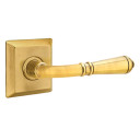 Emtek 8131-T-US7 Turino Door Lever Passage Set With Quincy Rosette French Antique