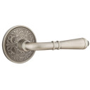 Emtek 8206-T-US15A Turino Door Lever Privacy Set With Lancaster Rosette Pewter