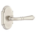 Emtek 8208-T-US15 Turino Door Lever Privacy Set With #8 Rosette Satin Nickel