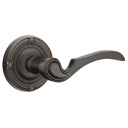 Emtek 8057-CV-US10B Coventry Door Lever Dummy Set With Ribbon & Reed Rosette Oil Rubbed Bronze