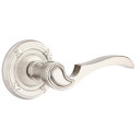 Emtek 8057-CV-US15 Coventry Door Lever Dummy Set With Ribbon & Reed Rosette Satin Nickel