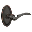 Emtek 8520-CV-US10B Coventry Door Lever Dummy Set With Oval Rosette Oil Rubbed Bronze