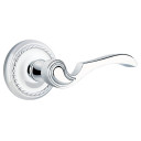 Emtek 8101-CV-US26 Coventry Door Lever Passage Set With Rope Rosette Polished Chrome