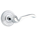 Emtek 8107-CV-US26 Coventry Door Lever Passage Set With Ribbon & Reed Rosette Polished Chrome
