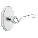 Emtek 8108-CV-US26 Coventry Door Lever Passage Set With #8 Rosette Polished Chrome