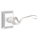 Emtek 8161-CV-US26 Coventry Door Lever Passage Set With Wilshire Rosette Polished Chrome
